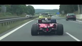 Bad Joyrides An F1 Race Car On Streets Of Czech Republic