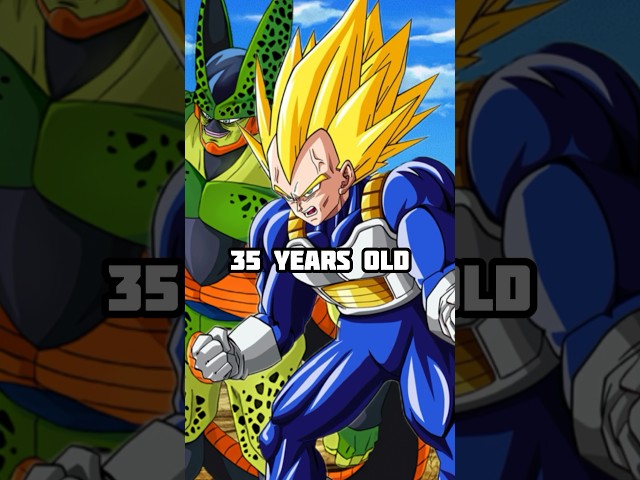 Vegeta’s Age At Each Form #dragonball class=