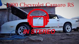 1990 Camaro RS Cold Start