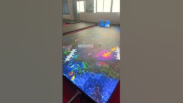 Goldlcuk Floor LED Display Aging Test.#floorleddisplay #led #leddisplay #ytshorts #youtubeshorts