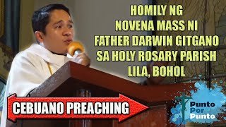 Novena Mass ni Father Darwin sa Lila Bohol