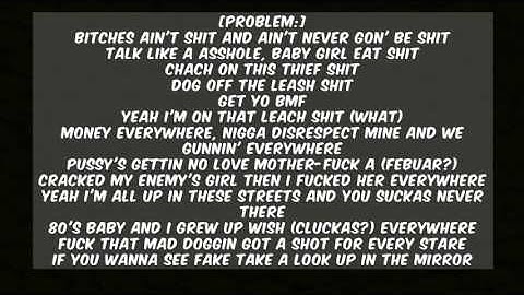Learn "Tech N9ne Feat. Problem & Darrein Safron - Get off me"