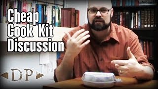 Gear Review - My Cheap Cook and Mess Kit
From http://www.davidspassage.com. In this video I review my setup for cooking and eating when out in the woods.
In this video:
Cheap mess kit from Wal Mart $6.88
DIY alcohol stove made from water bottle $1
Eat N Tool spork/multi-tool $6 Gear Review - My Cheap Cook and Mess Kit