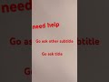 Go ask comments