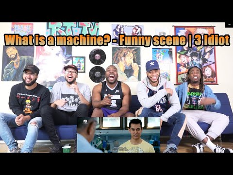 What is a machine? - Funny scene REACTION | 3 Idiots | Aamir Khan | R Madhavan | Sharman Joshi