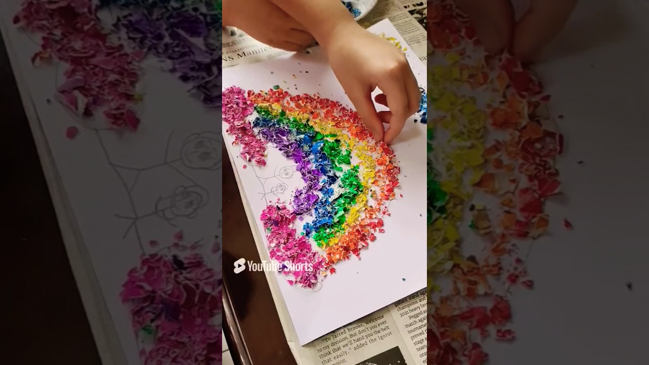 Rainbow Painted Eggshells!🥚