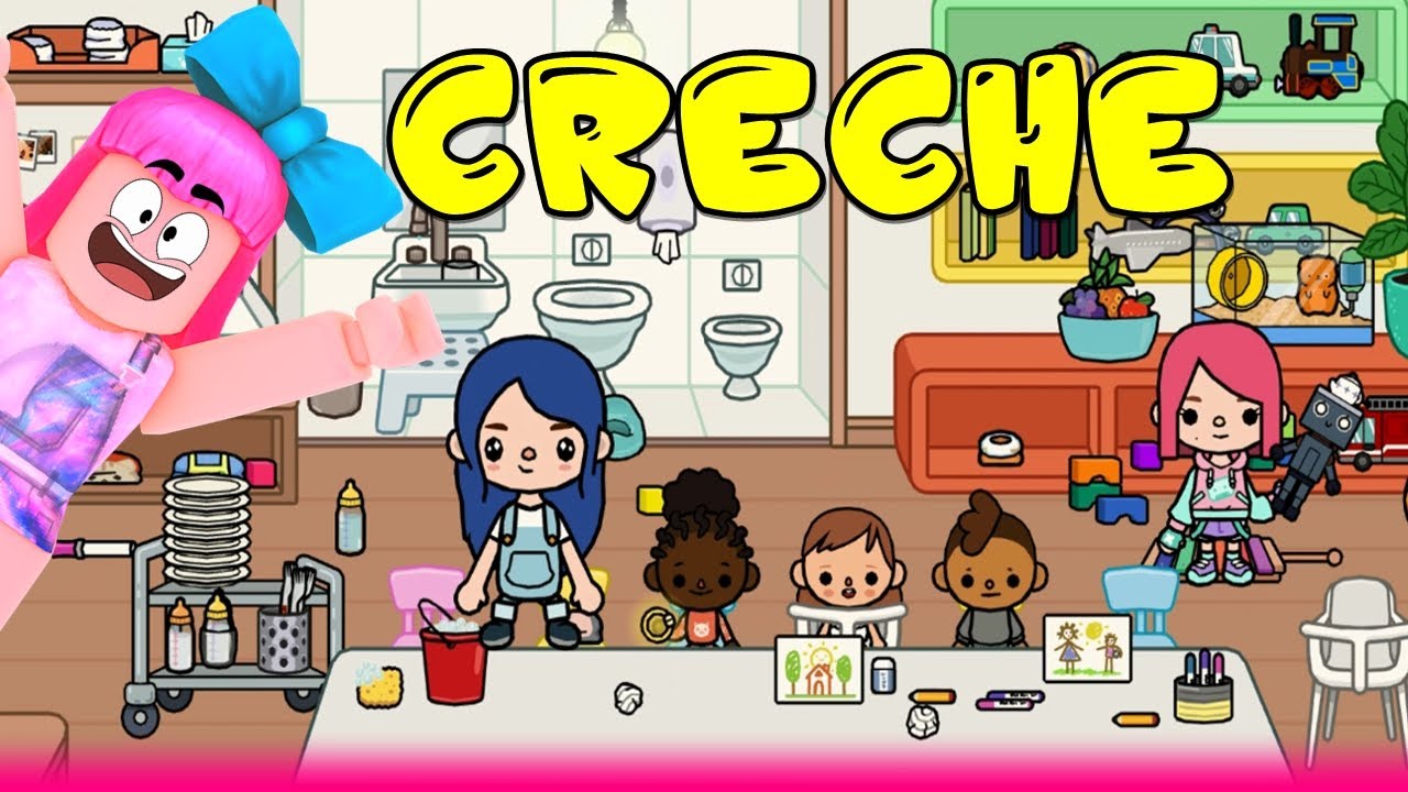 Toca Life World - UM DIA NA CRECHE DA MAMIS ( Aprontei todas)