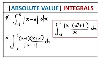 Absolute Value Integrals