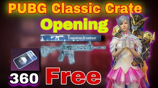 OMG "360" Classic Crates Opening 🥵 | Arctic Witch Set Opening | M416 Glacier Opening | 🔥 PUBG MOBILE