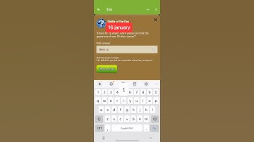 Zoo riddle of the day 16 january #telegram #airdrop #crypto
