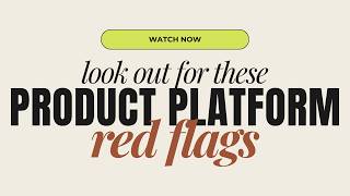 Product platform RED FLAGS 🚩 How to choose the best digital product platform? And which to avoid?