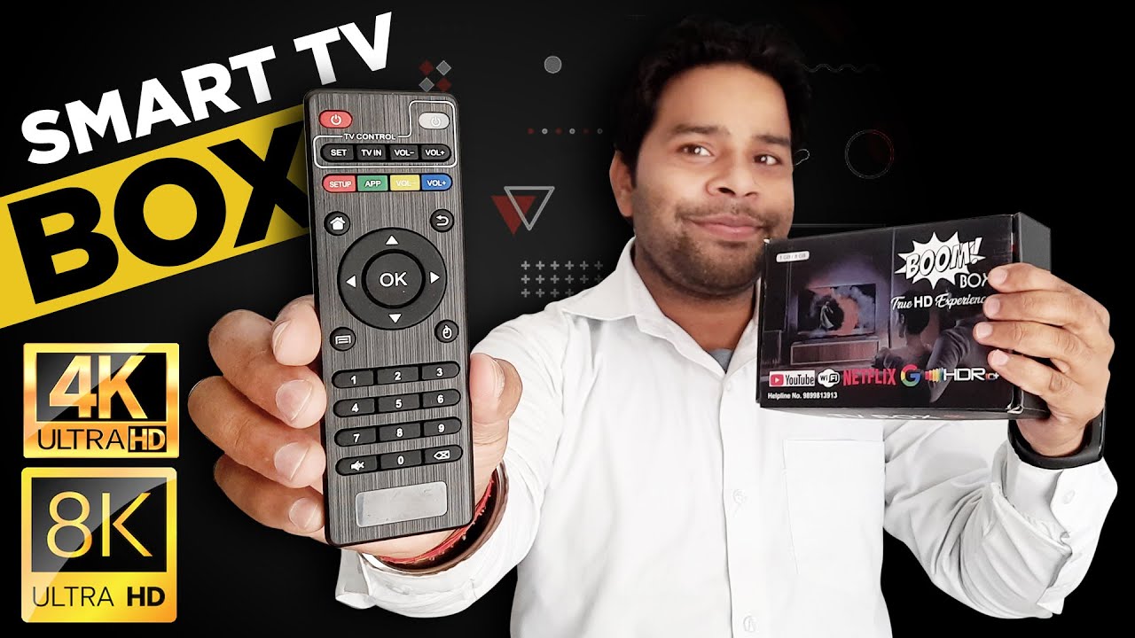 Android Smart TV Box ⚡⚡ Boom Box 4K Android Tv Box || Full Review ...