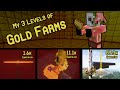 My 3 Levels of Gold Farm in Minecraft