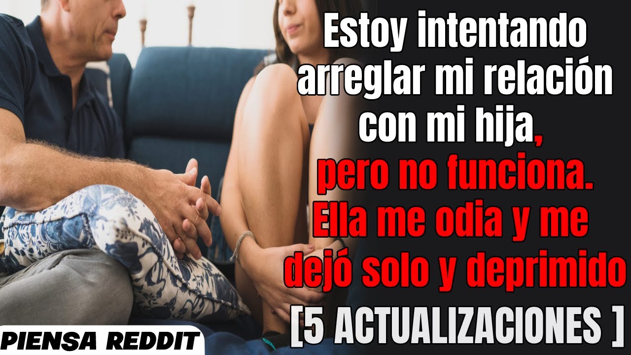 Estoy intentando dejar atrás el pasado y ser un mejor padre pero ella no me acepta