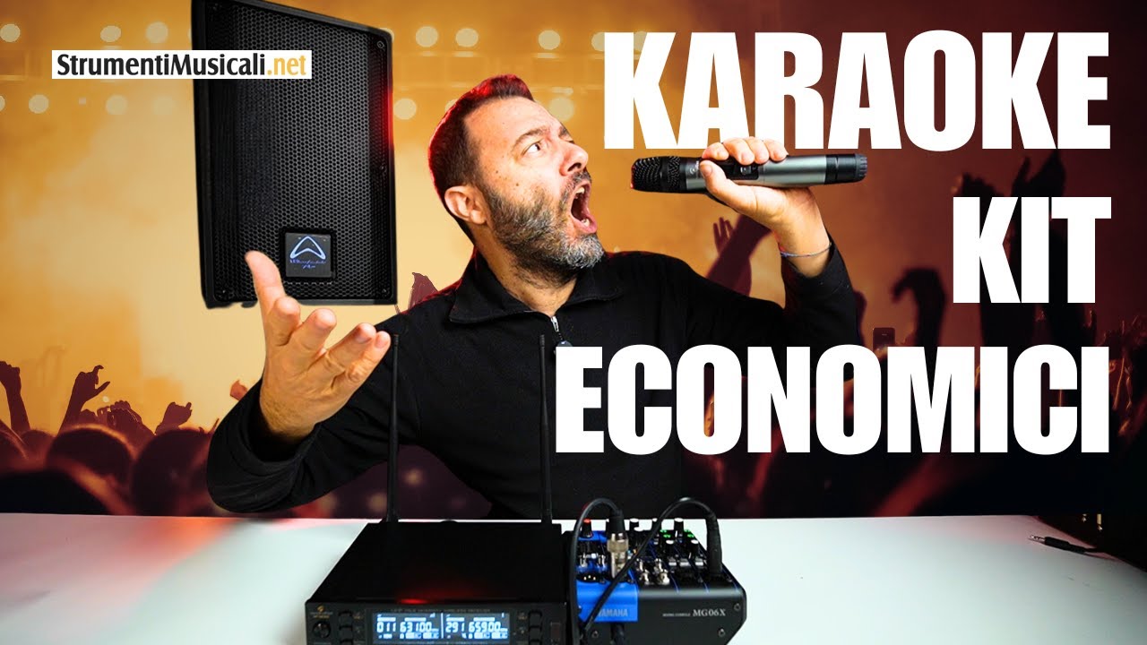 COME CREARE UN IMPIANTO KARAOKE ECONOMICO | KIT MICROFONO MIXER CASSE | STRUMENTIMUSICALI.NET