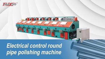 MAXDO Electrical Control Round Stainless Steel Pipe Buffing Machine