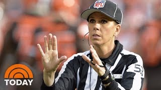 Sarah Thomas To Be 1st Woman To Officiate NFL Playoff Game | TODAY