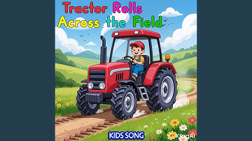 Tractor Rolls Across the Field