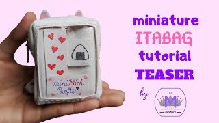 Miniature Itabag Tutorial Teaser - DIY Miniature bag