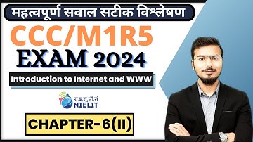 CCC Most Important Question / Top important O level M1R5/ccc Chapter Wise Questions Chapter-6 Part-2