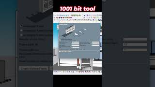 how to create a window frames in one click in sketchup  sketchup tutorial