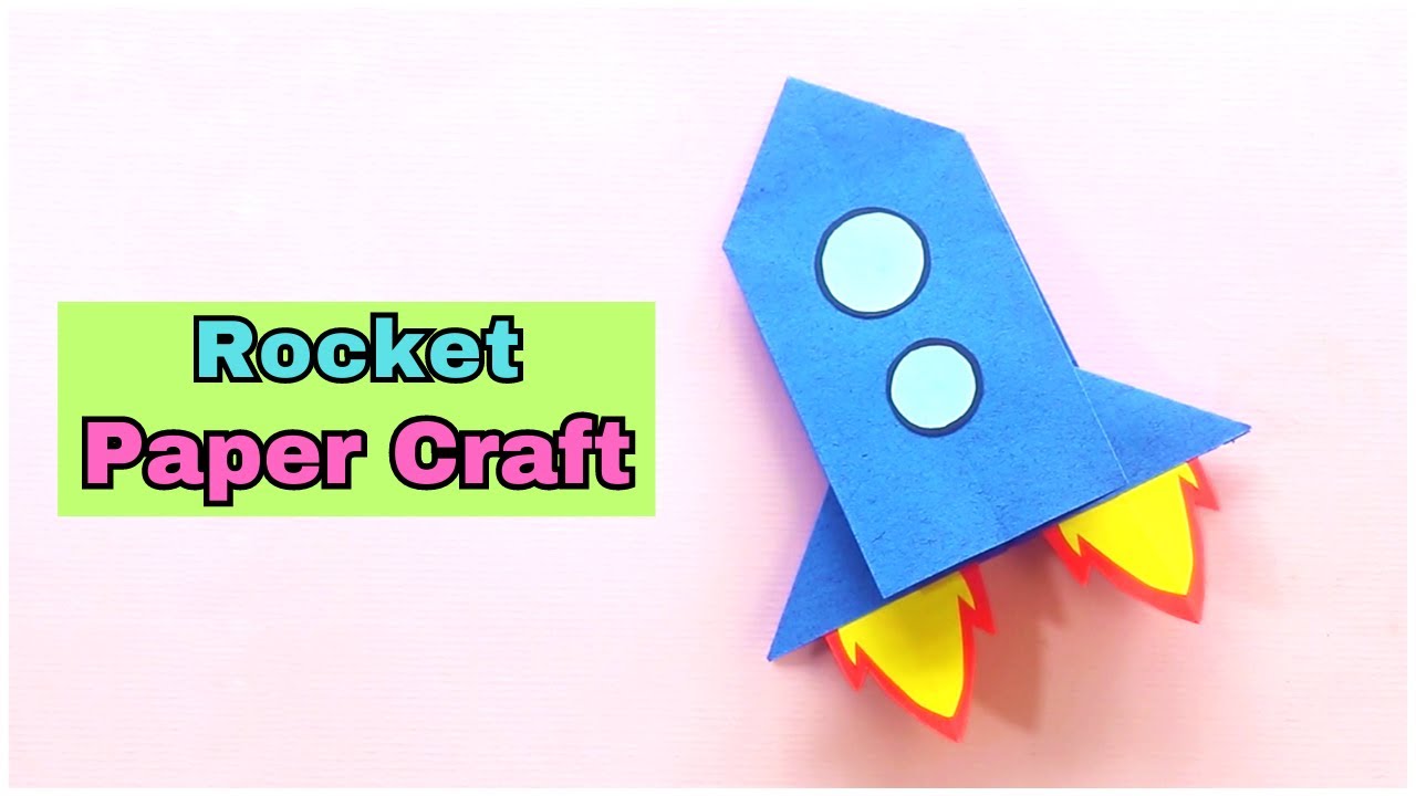 Origami Paper Rocket Tutorial - YouTube