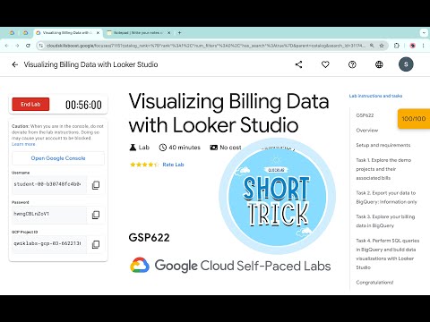 Visualizing Billing Data with Looker Studio || #qwiklabs || #GSP622 ||  [With Explanation🗣️]
