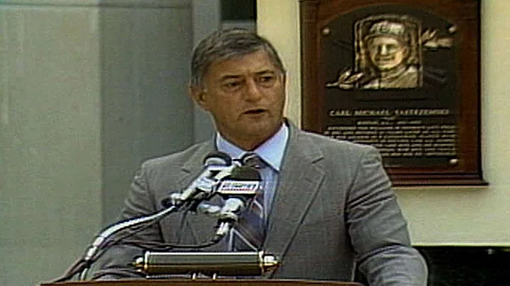 Yastrzemski delivers Hall of Fame induction speech