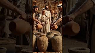 2:1-11, Jesus performed his first miracle at a wedding in Cana of Galilee water into wine.