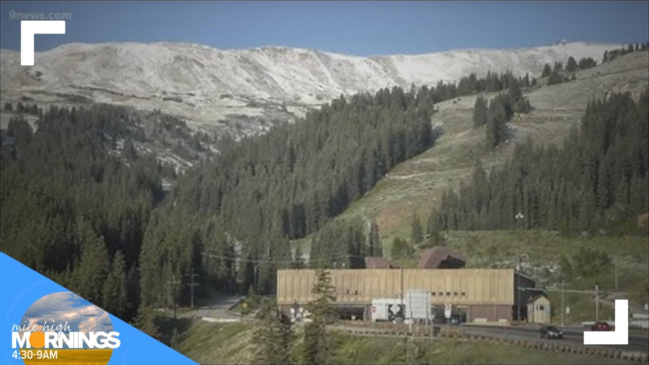 Colorado gets 1st snow of 2021-22 winter season - YouTube