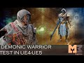 Demonic warrior test in ue4ue5