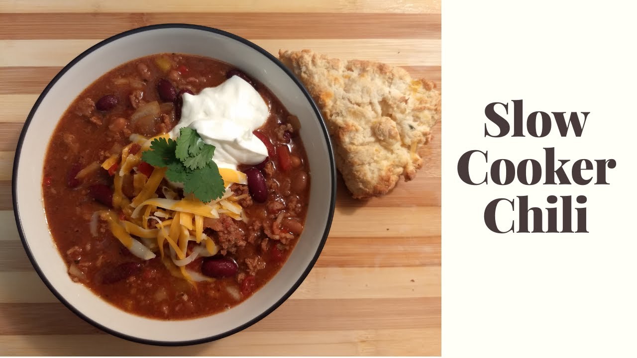 Slow Cooker Chili YouTube