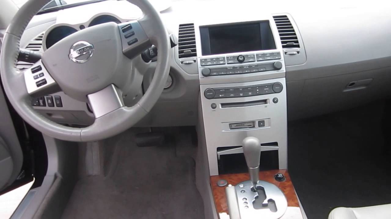 2006 Nissan Maxima Black Stock 827660 Interior Youtube