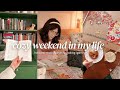 Cozy weekend vlog ☕️🌼📖 - reading, hang with me, puzzles, cozy hobbies, chats, all the cozy vibes