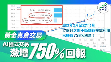實現黃金750%回報率  AI 自動交易程式實戰案例 #ai程式交易  #forexforest