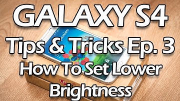 Galaxy S4 Tips & Tricks Episode 3: Lowest Brightness Still Too Bright? Use Screen Filter App