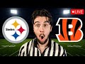 🔴BENGALS vs STEELERS LIVE WATCH PARTY🔴