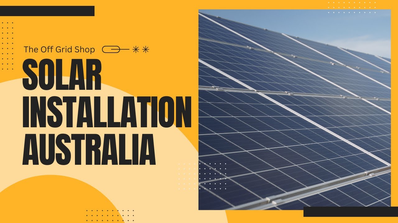 Solar Installation Australia - YouTube