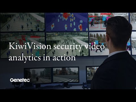 KiwiVision security video analytics in action