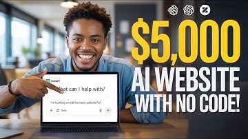 How to build a $5,000 smart local business website using A.I and No-code (ChatGPT, IdeoGram, Zarla)