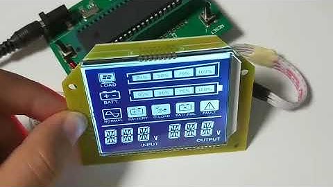 Best LCD Display Manufacturer丨7 Segment LCD Screen For UPS Power