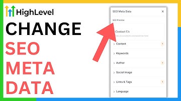 How to Change SEO Meta Data in GoHighLevel [QUICK GUIDE]