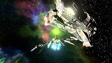 Space Action Test with Turrets and AI Ships in UE4