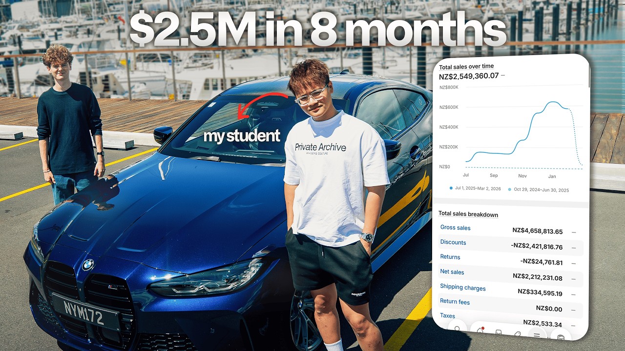 he bought his dream car after 1 year of ecom
