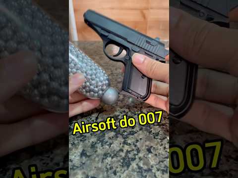 Pistola Airsoft 007 – Makarov #shopee #curiosidades #edc #airsoft #unboxing
