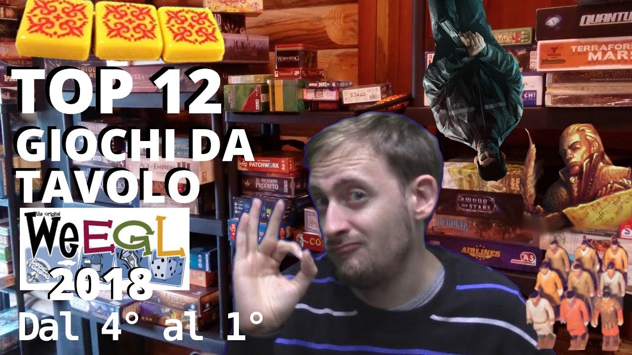 Top 12 Giochi da tavolo WEEGL 2018 ! [Dal 4° al 1°]