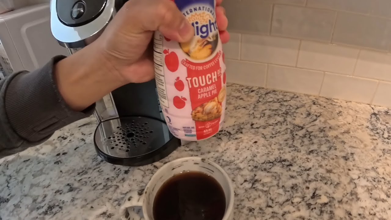International Delight Caramel Apple Pie Creamer | A Satisfying Creamer Pour