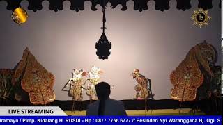 Kidalang H Rusdi '' judul cerita Semar Boyong pagelaran wayang kulit Langen budaya