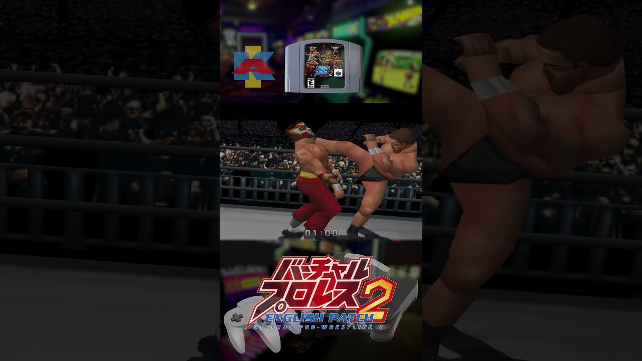 Обзор Virtual Pro-Wrestling 2 за 3 минуты! 