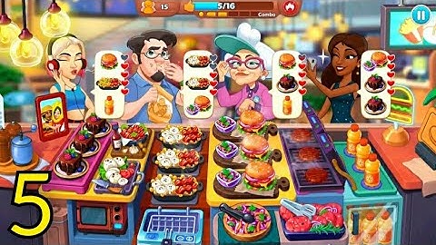 Chef & friends: cooking game Gameplay Walkthrough Part 5 (IOS.android) #gamingvideos